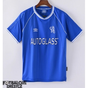 Chelsea 1999-2001 Retro Domácí Dres Krátký Rukáv Chelsea 1999-2001 Retro Domácí Dres Krátký Rukáv